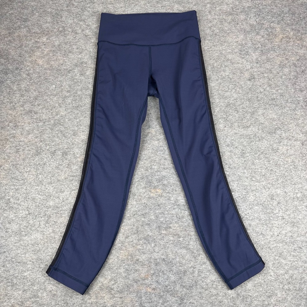 Lululemon High Times Pant Wing Mesh Full On Luxtreme Deep Navy Womens 6 *
